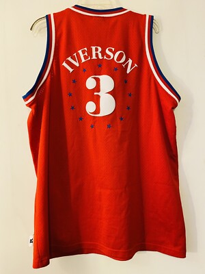 90's 新品未使用 NIKE IVERSON ゲームシャツ XXXL ナイキ 90s Nike Philadelphia 76ers Allen Iverson Sixers Rewind