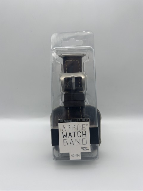 SMART BUDDIE BROWN LEATHER REPLACEMENT APPLE WATCH BAND 42MM Free Shipping SMART BUDDIE BROWN LEATHER REPLACEMENT APPLE WATCH BAND 42MM Free Shipping