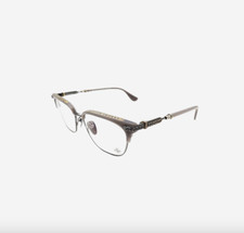 Chrome Hearts Vertical Smile II Battleship Grey Gunmetal Eye Glasses Frame New 