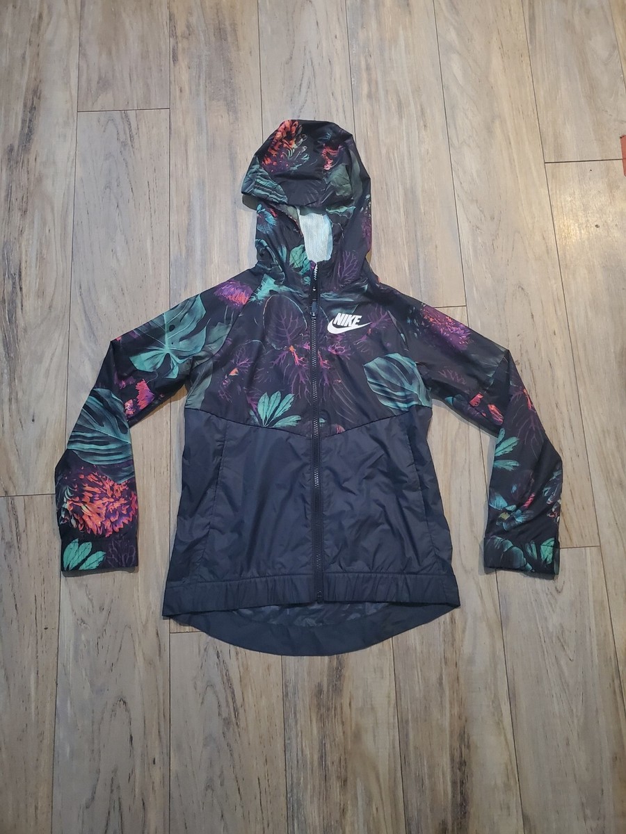 nike tropical print jacket