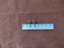 ORECCHINI LOBO ORO GIALLO 18KT 750 DONNA SFERA PALLINA SATINATA (6698)