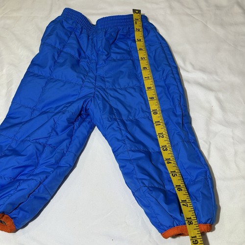 Patagonia Baby Reversible Puff-Ball Pants Blue Winter Outdoor Infant 18 Months - Picture 6 of 9