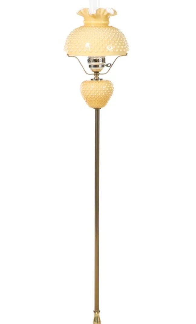 Hobnail floor sale lamp