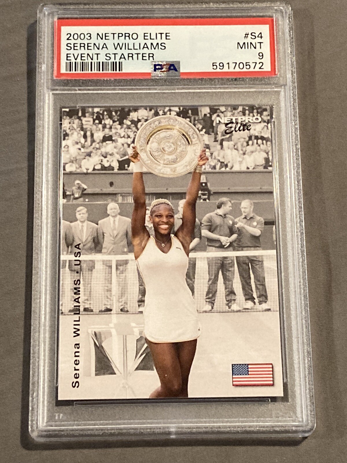 2003 NetPro Elite Serena Williams Event Starter PSA 9 #S4 RC