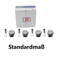 4X Kolben Standardmaß FüR Vw 1.6 Tdi Cay Cln Ne 130050002500 03L107065J