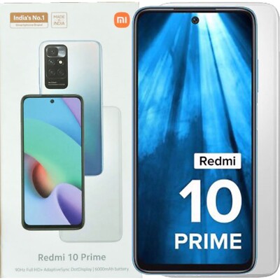 Xiaomi Redmi 10 Prime 4G Astral White 128GB + 6GB DUAL SIM Unlocked GSM NEW