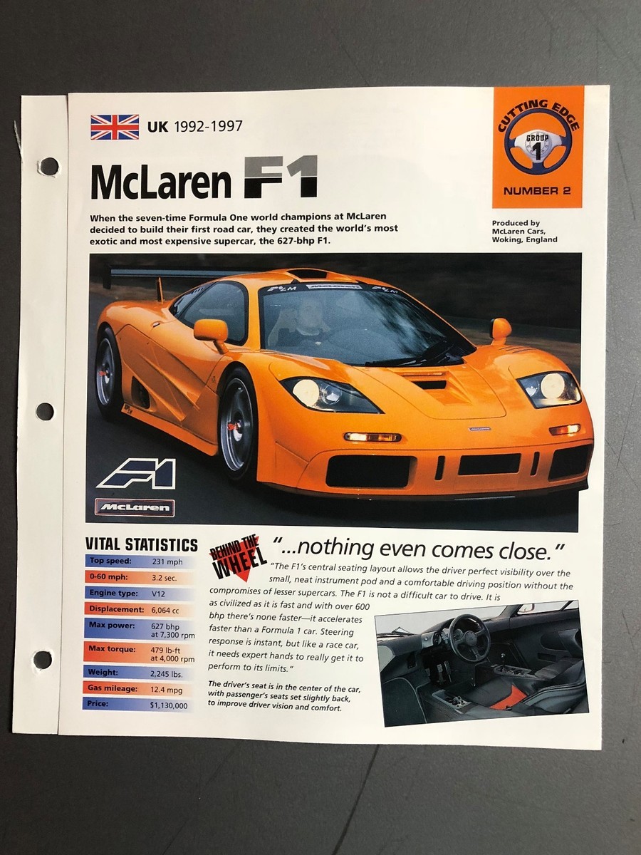 user_f7f2fa19ページ 1992 - 1997 McLaren F1 Coupe IMP 