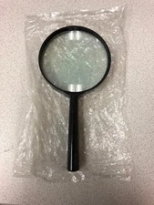 Brand New Open Box Black Magnifier Glass 5x