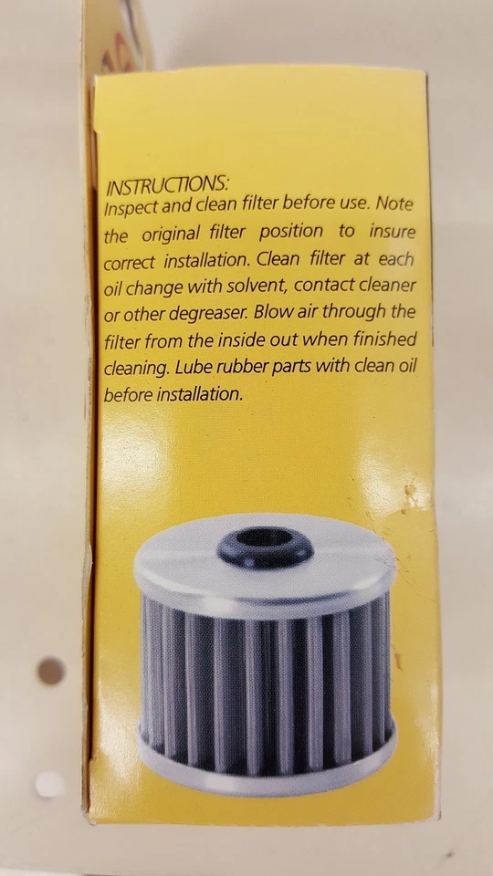Filtron Superflow Stainless Steel Oil Filter KTM 05-08 Large Filter Element - Image 2 of 2