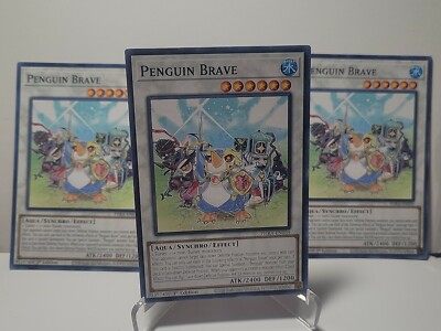 Penguin Brave PHRA-EN039 X3 3X Yugioh Phantom Rage 1st Edition New Fresh |  eBay