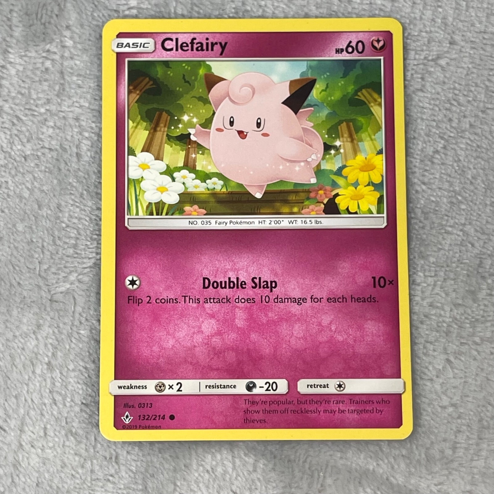 Clefairy 132/214 - Unbroken Bonds - Common - Pokemon Card TCG - LP
