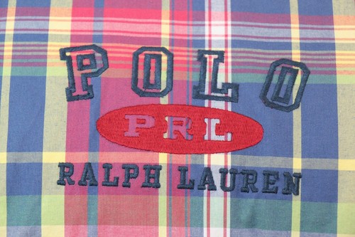 Set of 2 Polo Ralph Lauren Tartan Plaid Red Blue 24" Square Throw Pillows. - Picture 5 of 14