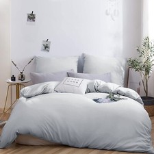 Duvet Cover Hotel Quality 3pc Luxury Bedding Set Single Double Super King Size