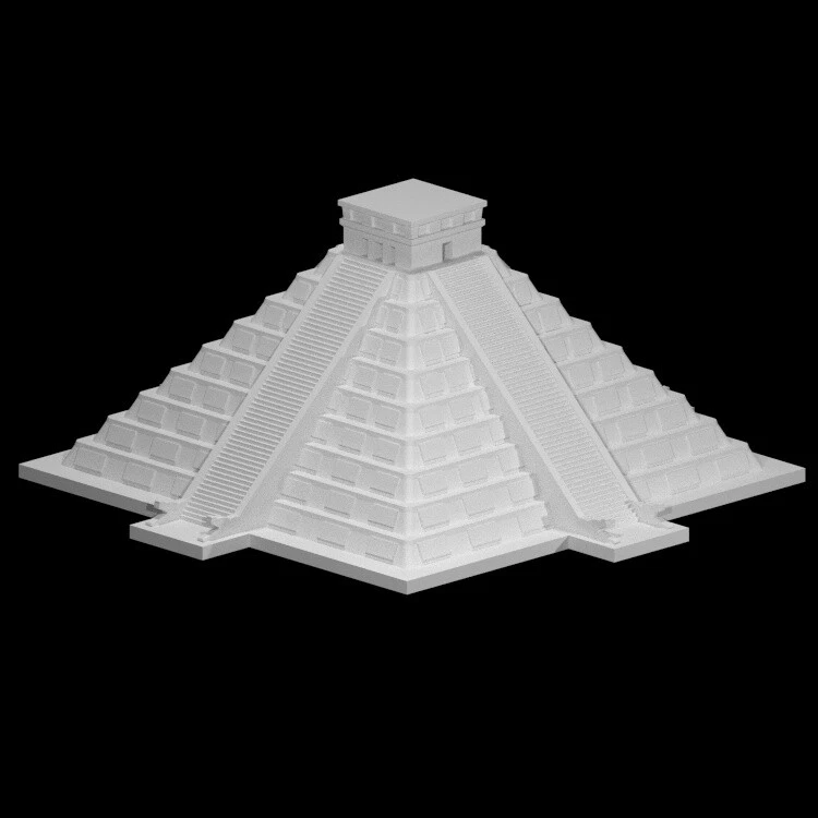 El Castillo, пирамида Кукулькана - Мексика - масштабированная 100% точная модель диорамы - Изображение 3 из 4