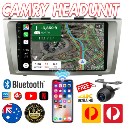 For Toyota Camry Aurion 2006-2011 Car Play GPS Stereo Navi Head unit Androidauto