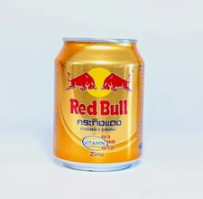 Original Red Bull Full Gold Can 250ml Thailand Rare Limited Krating Daeng