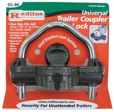 Universal Heavy Duty Trailer Coupler Lock - Fits 1-7/8, 2 and 2-5/16" Couplers 