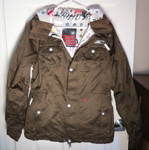 burton white collection jacket