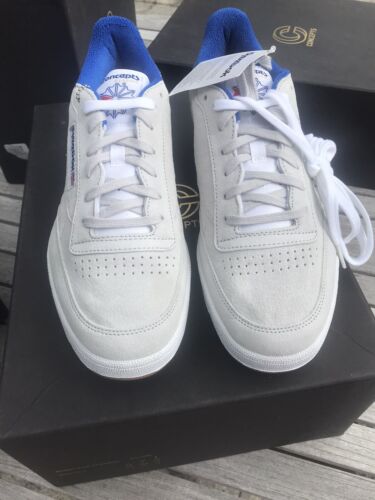 Concept X Reebok Club Champion Limited Edition US10 White / Blue - Picture 1 of 8
