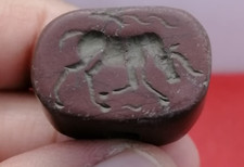 Jasper Unique Roman   old rare   Near eastern Sassanian seal stone stamp bead