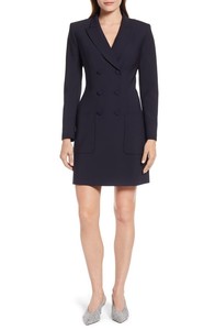 tuxedo dress navy