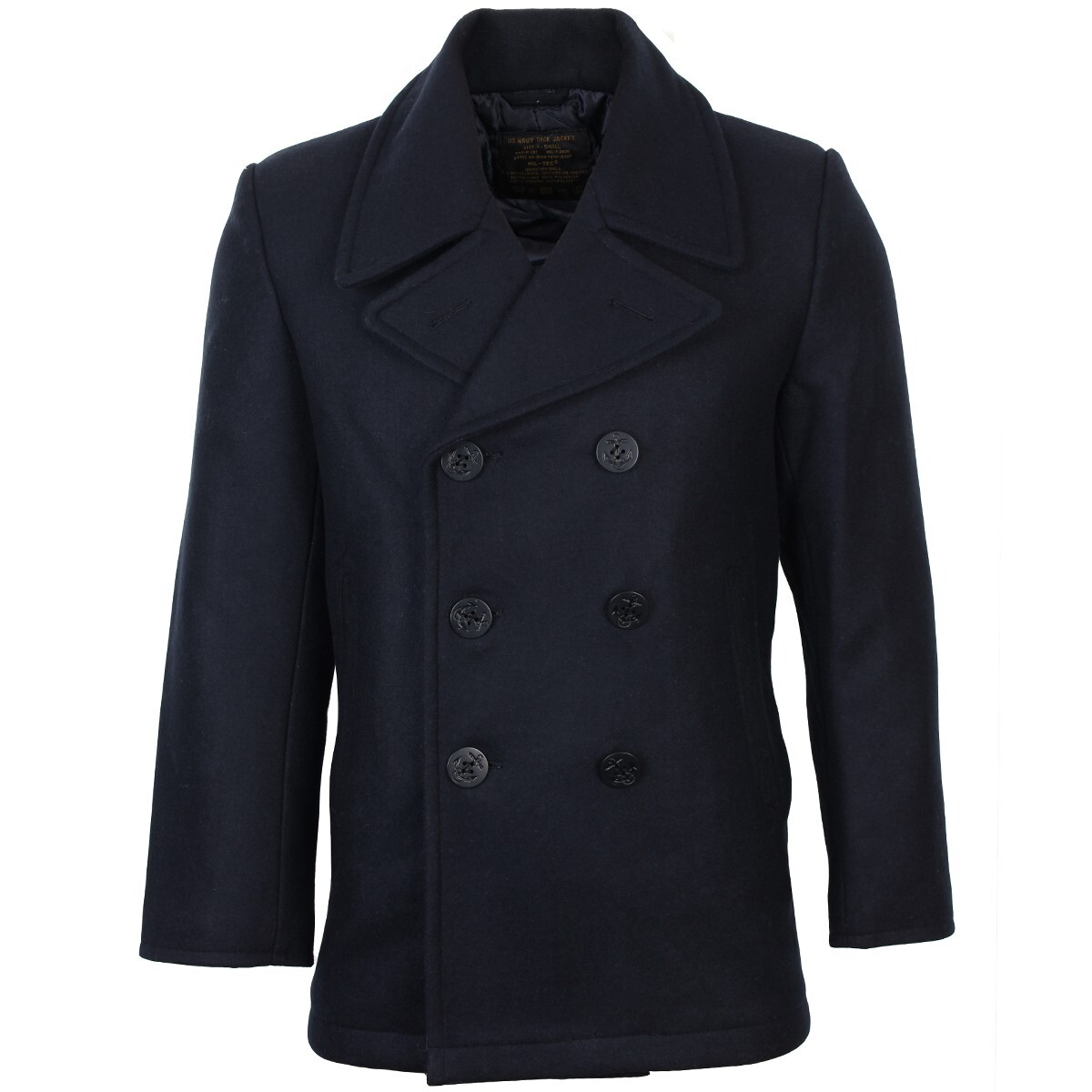 アナトミカ Us Navy Long Pea Coat anatomica | pea coat long navy – stuf|f-official
