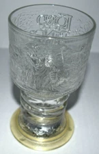 Frodo Baggins Glass Goblet 6" Burger King Fellowship Lord Of The Rings Dec 2001