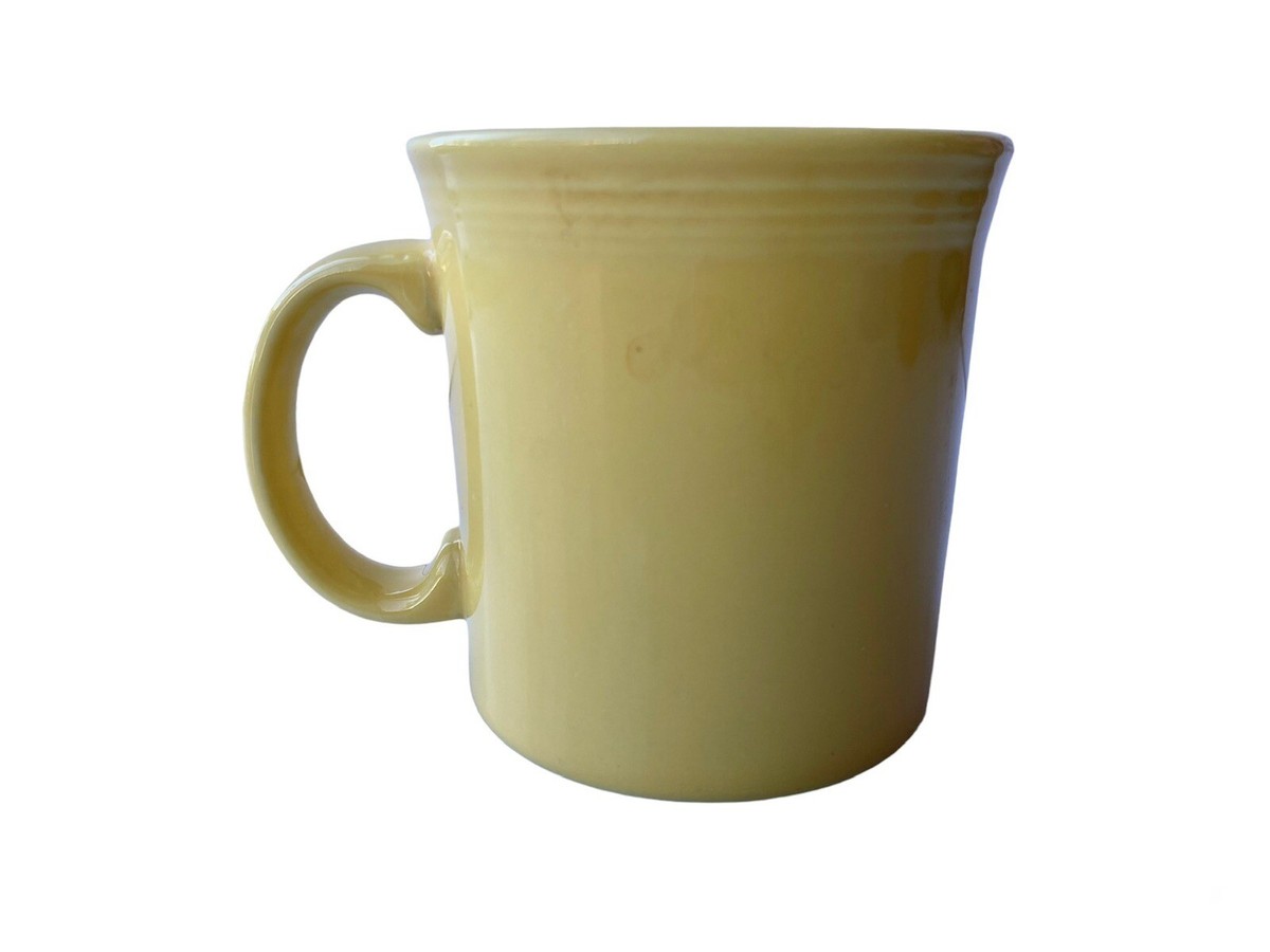 Fiestaware HLC Pale Yellow Full Handle Java Coffee Mug Cup Drinkware Ceramic