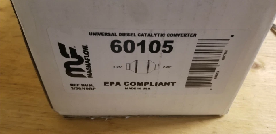 Каталитический конвертер дизельный Magnaflow 2,25 дюйма для сварки MK4 VW TDI и Jeep Liberty - Изображение 2 из 4