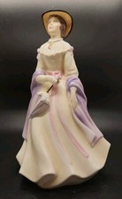 Francesca  Art China Lady Figurine Ailie I Sutton 1985 8.25" 21cms tall