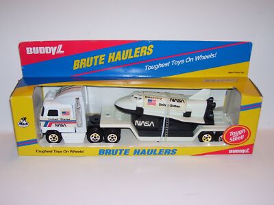 NEW NOIB 1989 Buddy L Brute Haulers NASA USA Toy Truck 