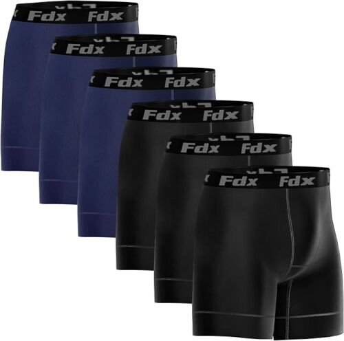 Herren Boxershorts 6er Pack Boxershorts längeres Bein Sport Unterwäsche Set dehnbar S-xl - Bild 11 von 12
