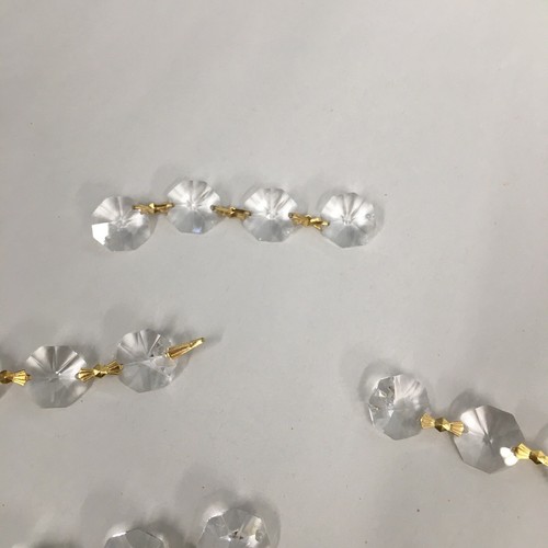 Vintage Glass Chandelier crystal Beads Lot Craft Supplies See Description - Picture 7 of 10