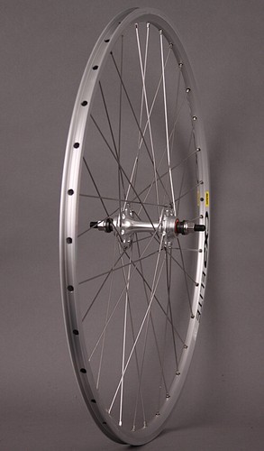 Mavic CXP Elite 700c Silver Single speed Track Bike Wheelset Formula hubs DT - Picture 6 of 7