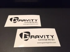 Gravity Picks 4x2 2pc Sticker Set