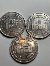 3 NIAGARA FALLS MARVEL ADVENTURE CITY NO CASH VALUE TOKENS {ALUMINIUM} CANADA A1