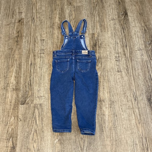 Jordache Super Cute Girls Denim Overalls ~ 4T ~ Sleeveless - Picture 3 of 3