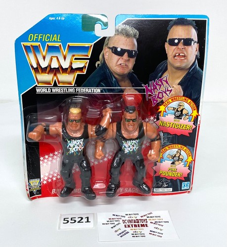 WWF wwe Vintage Wrestler The Nasty Boys Hasbro 199...
