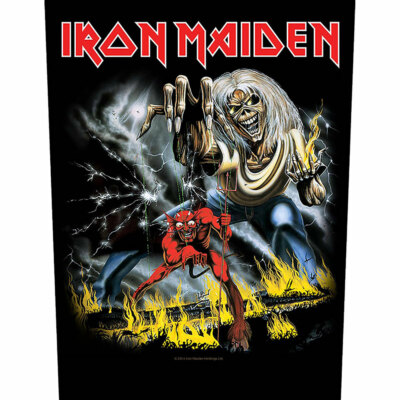 OFFICIAL IRON MAIDEN BACK PATCH - KILLERS senjutsu TROOPER number