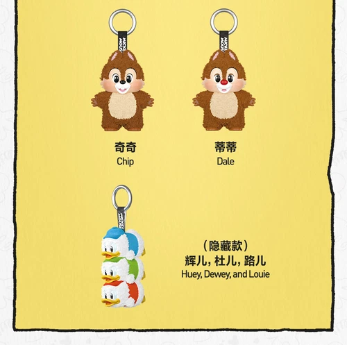 POPMART Mickey Family Cute Together KeyChain Series Blind Box Figure NEW toy - Picture 8 of 26