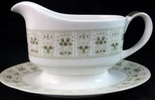 Royal Doulton Samarra Gravy Boat with Attached Underplate TC1039