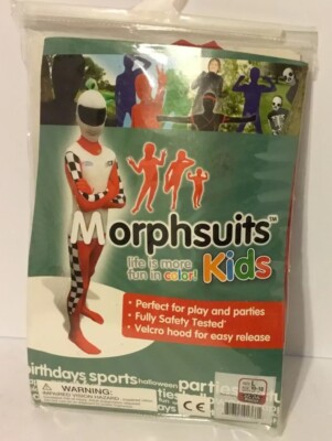 Morphsuits Racer Kid Large Size 10-12 Party Costume Play Fun Halloween New 