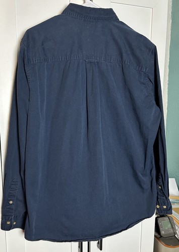 CAMISETA Class Club Manga Larga Abotonada Azul Marino Juvenil XL (20) 100% Algodón - Imagen 8 de 8