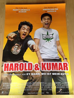 Harold & Kumar Kinoplakat Poster A0 84x119cm, Neil Patrick Harris, Kal Penn