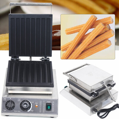 8x Stainless Steel Manual Spanish Churro Churrera Churros Maker Machine TOP