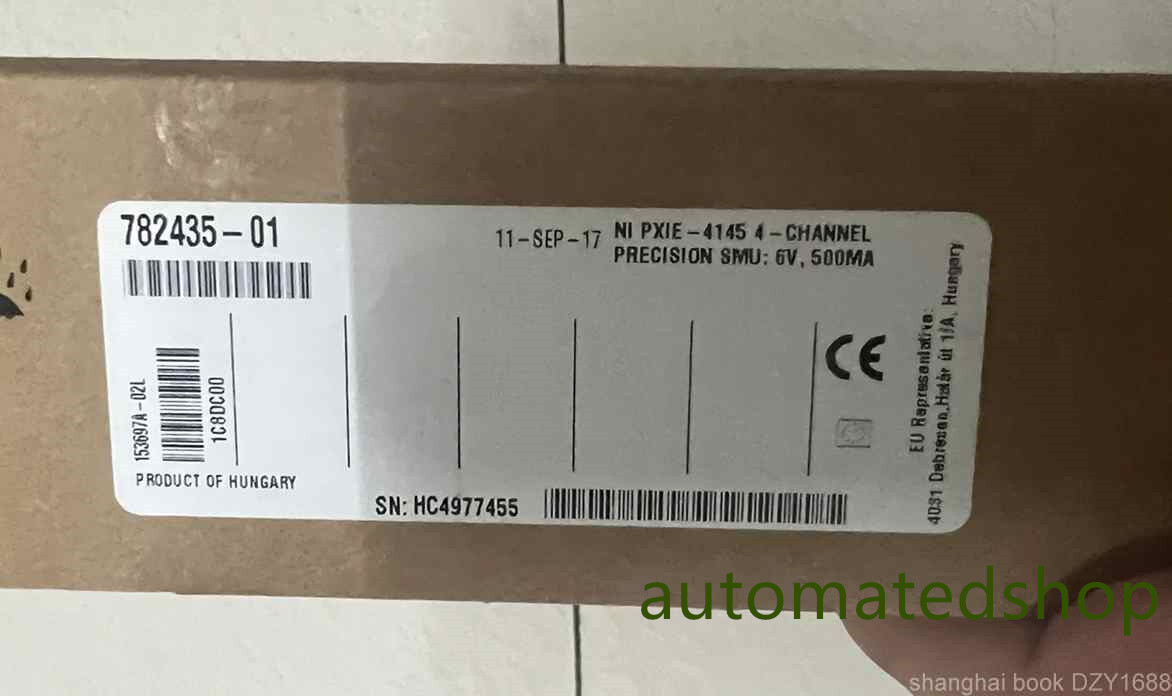 NEW NI 4-channel 500Ma source measurement unit PXIE-4145 782435-01 FedEx or DHL