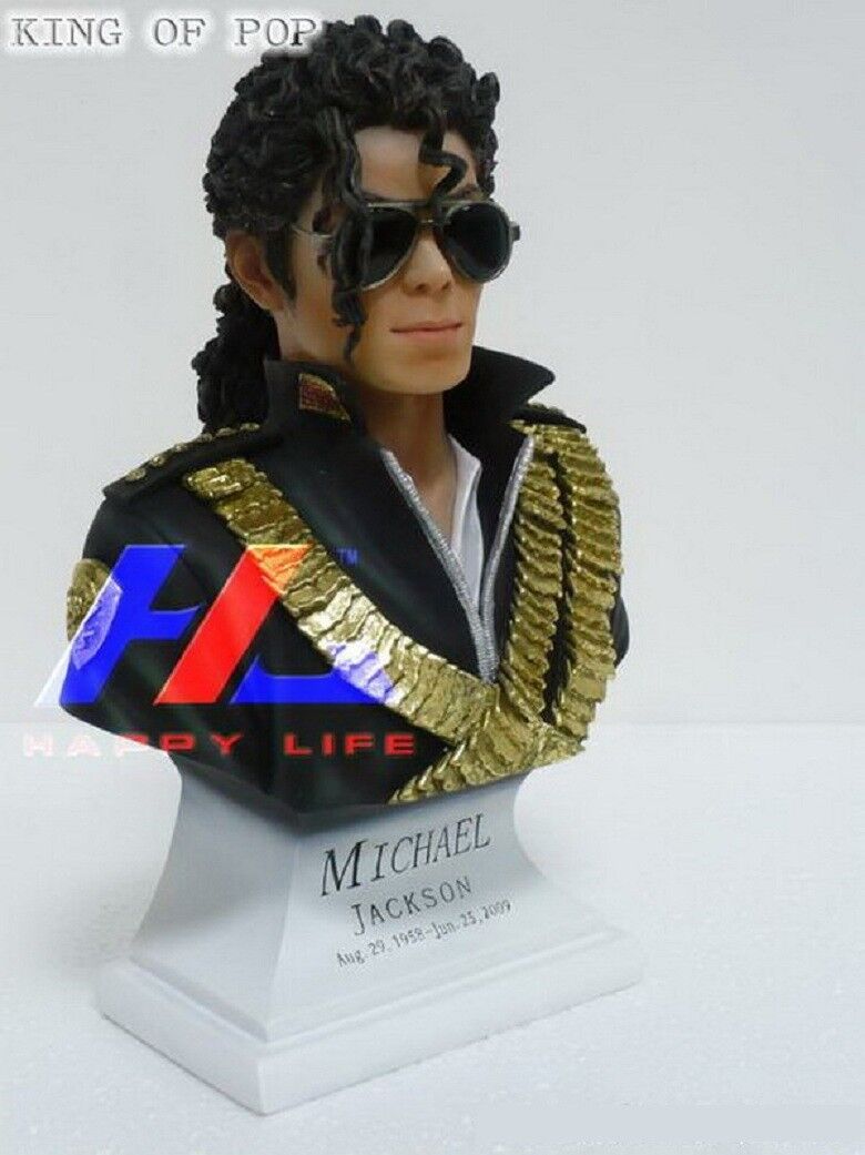 New Michael Jackson statue bust 1/2 figure limited rare disc New Michael Jackson statue bust 1/2 figure limited rare disc