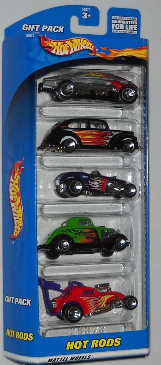 HOT WHEELS HOT RODS 5 CAR GIFT PACK | eBay