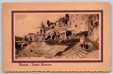 Roman Theatre Teatra Romano Verona Italy Postcard