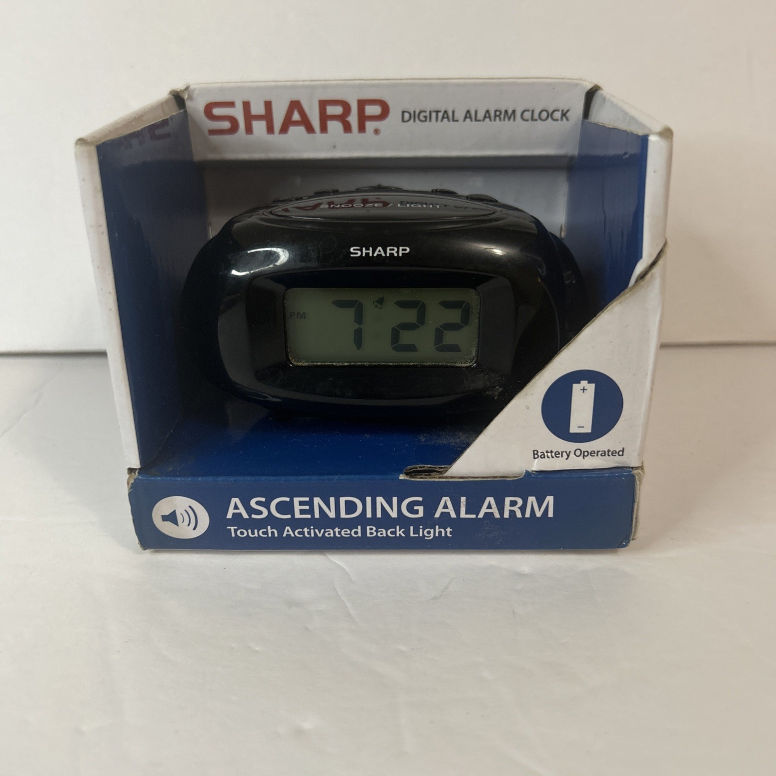 Sharp LCD Digital Alarm Clock, Black, SPC 500 A photo Sharp LCD Digital Alarm Clock, Black, SPC 500 A featured image